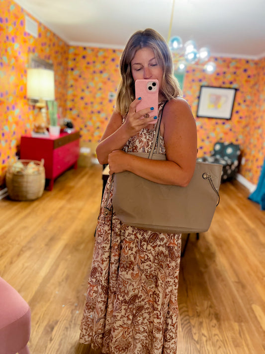 Taupe Neverfull Tote