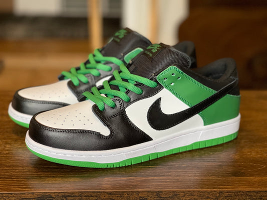 Green And Black Dunks Sneakers