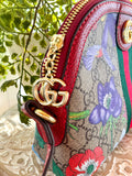 Gucci Floral Designer Crossbody Bag