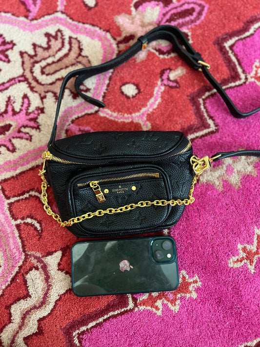 LV Sideline Black Crossbody Bag