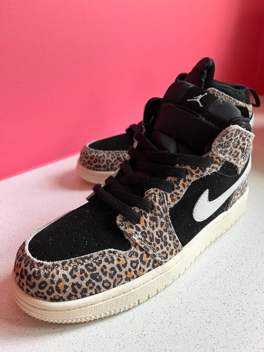 Kids Nike Leopard High Top Sneakers