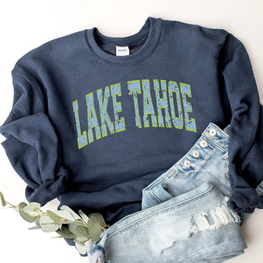 Vintage Lake Tahoe Sweatshirt-Multiple Colors