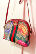Gucci Floral Designer Crossbody Bag