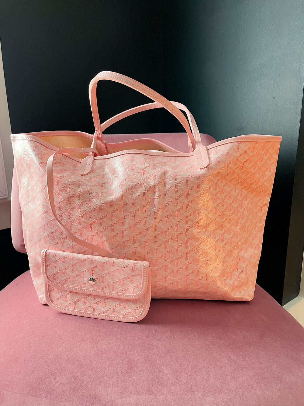 Saint Louis Goyard Pink Bag