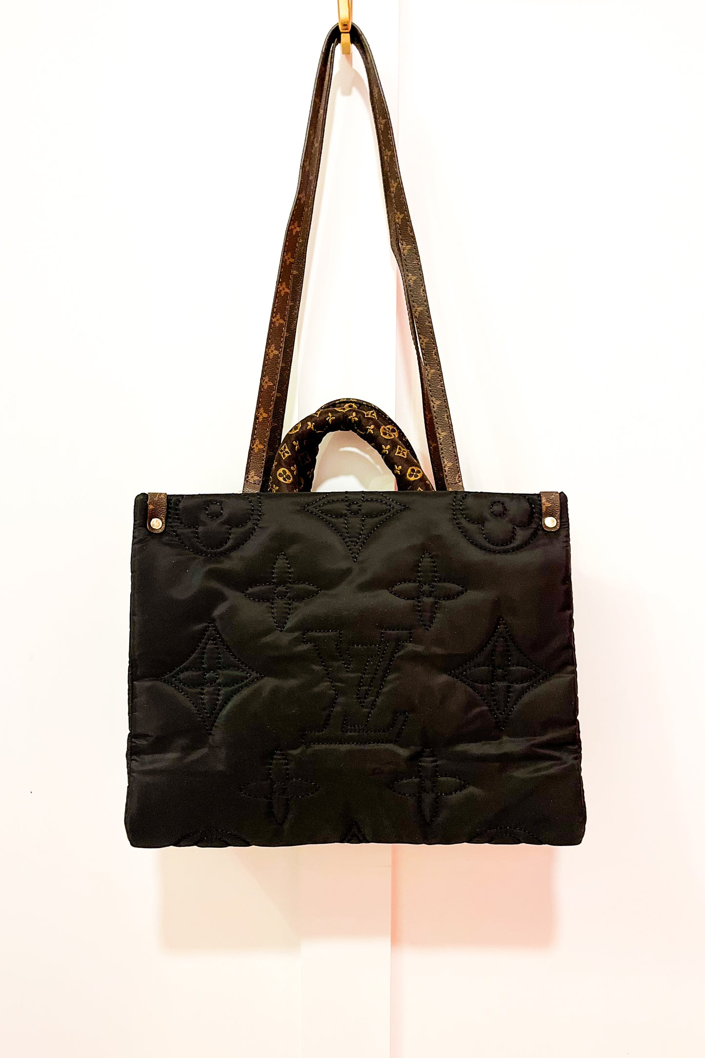 On The Go Quilted Shopping Tote Bag