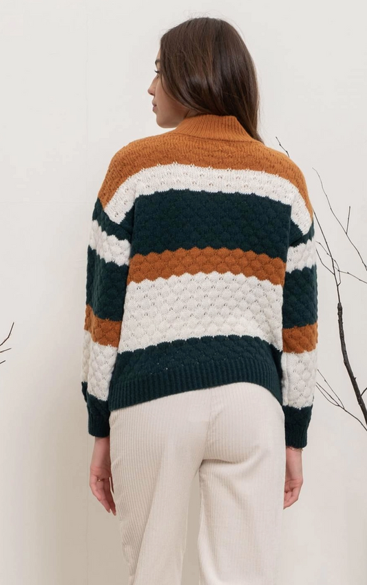 Take A Hike Stripe Sweater